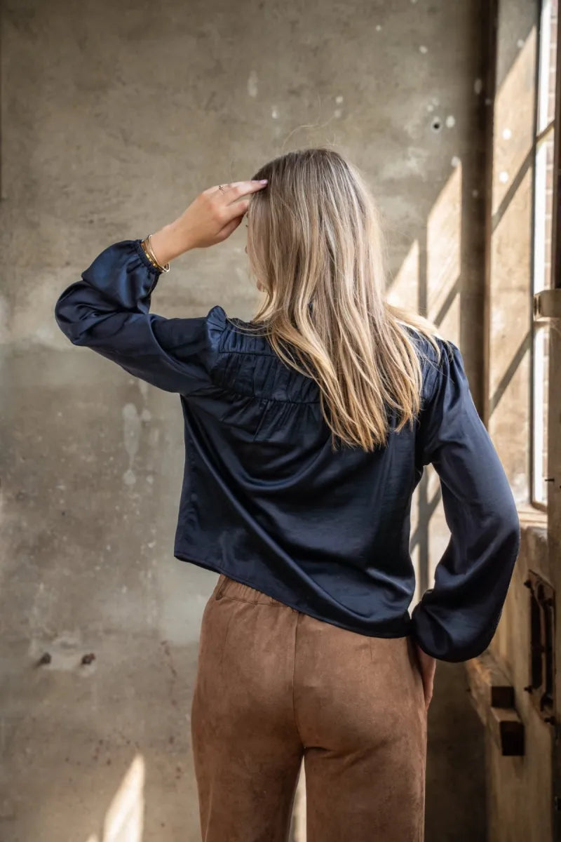 I-CONI-K I-CONI-K Blouse Navy
