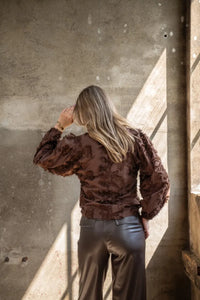 I-CONI-K I-CONI-K Blouse Bruin