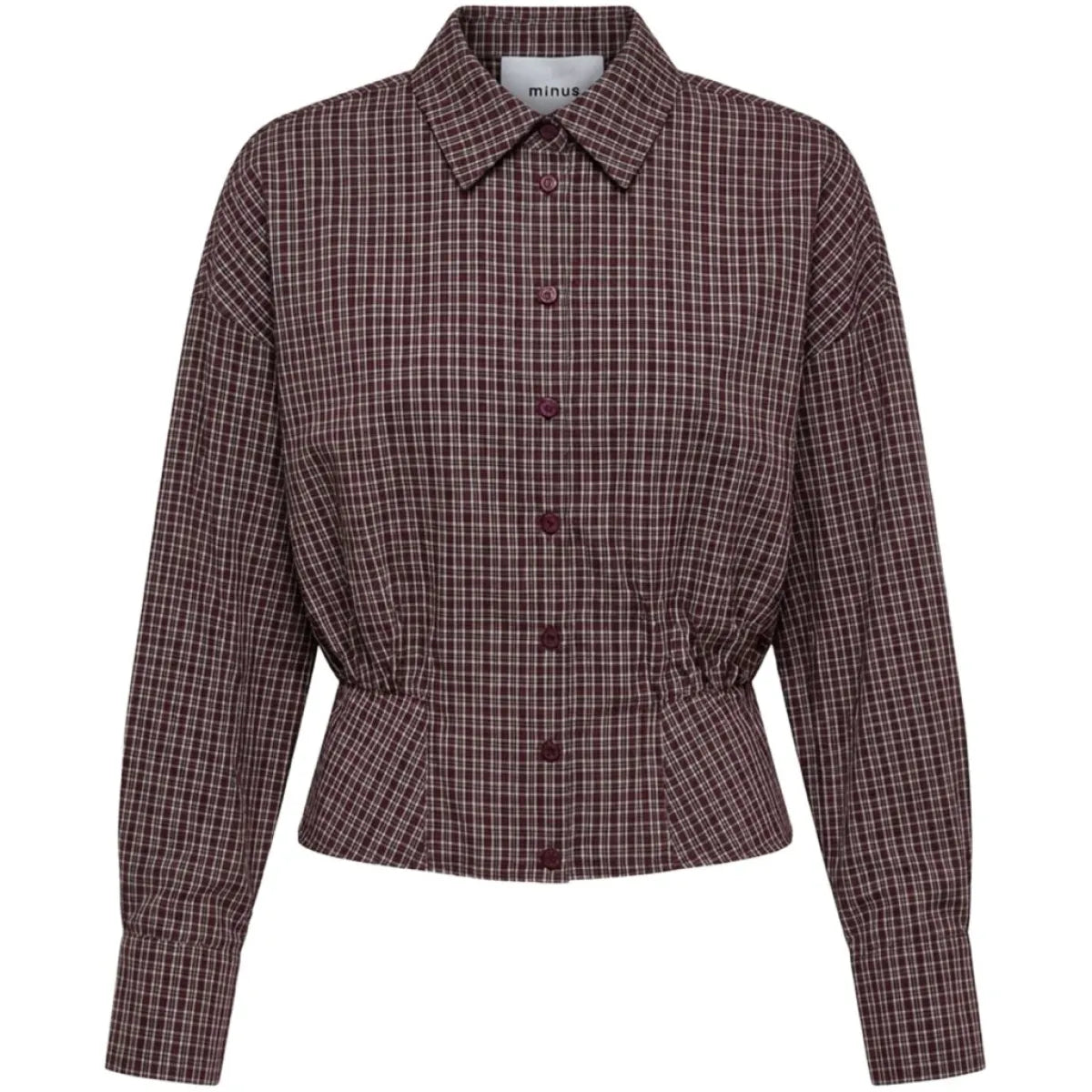 Minus Minus Blouse Geblokt
