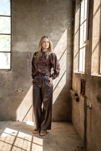 I-CONI-K I-CONI-K Broek Donker bruin