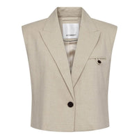 Co`couture Co`couture Gilet Lichtgrijs