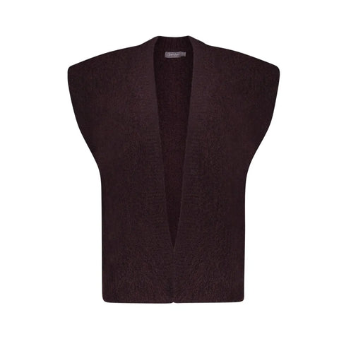 Geisha Geisha Gilet Burgundy