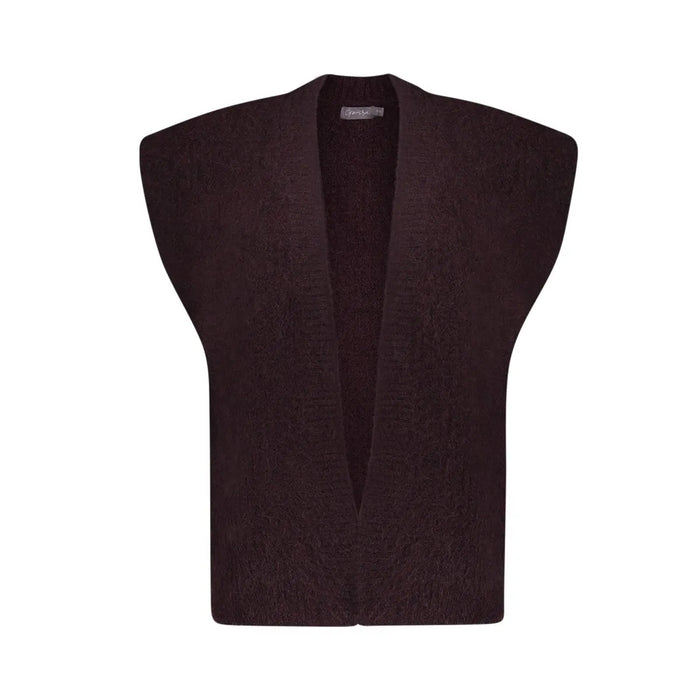 Geisha Geisha Gilet Burgundy