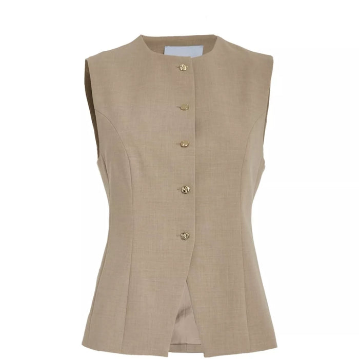 Minus Minus Gilet Zand