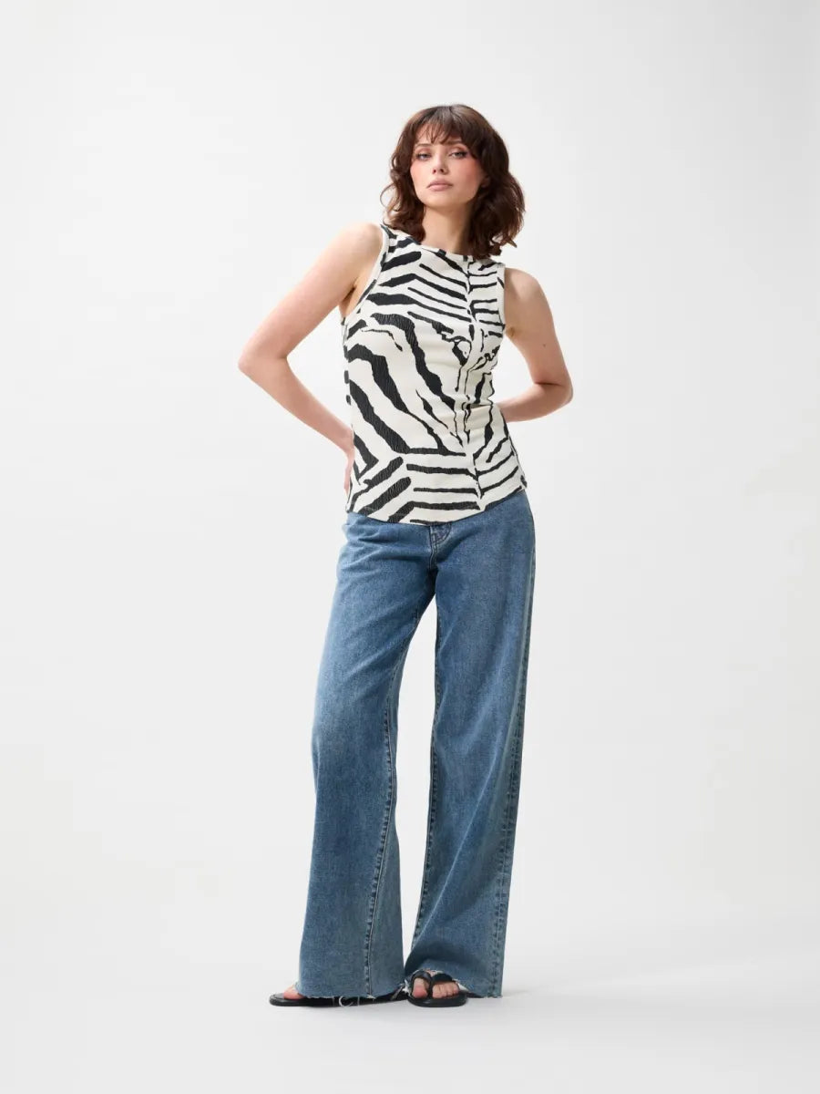 Catwalk Junkie Catwalk Junkie Hemdje Zebra
