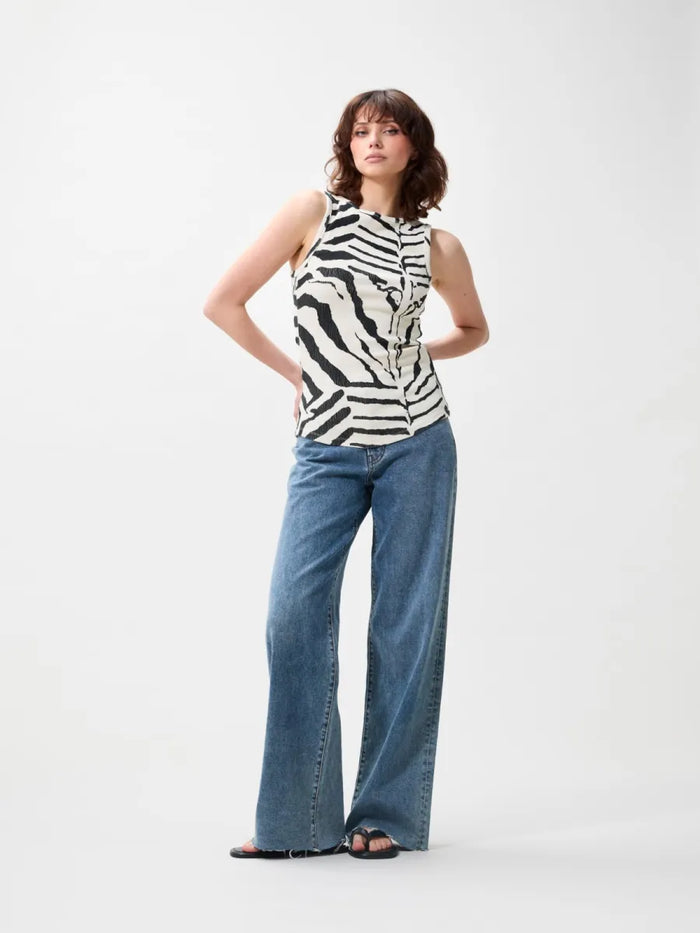 Catwalk Junkie Catwalk Junkie Hemdje Zebra