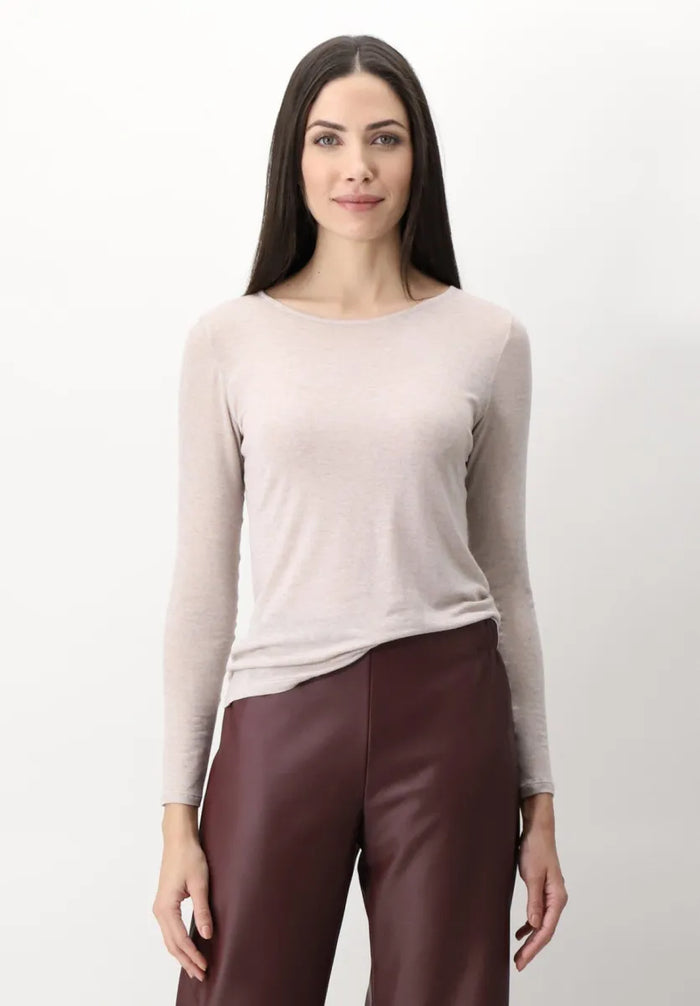 Oroblu Oroblu Shirt Lange Mouw Beige
