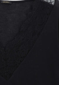 Oroblu Oroblu Shirt met Kant Zwart