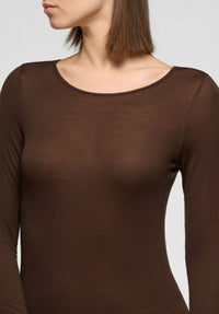 Oroblu Oroblu Shirt Lange Mouw Chocolate