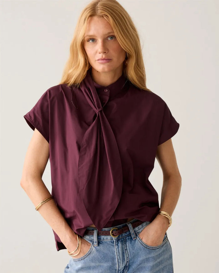 Summum Summum Top Burgundy