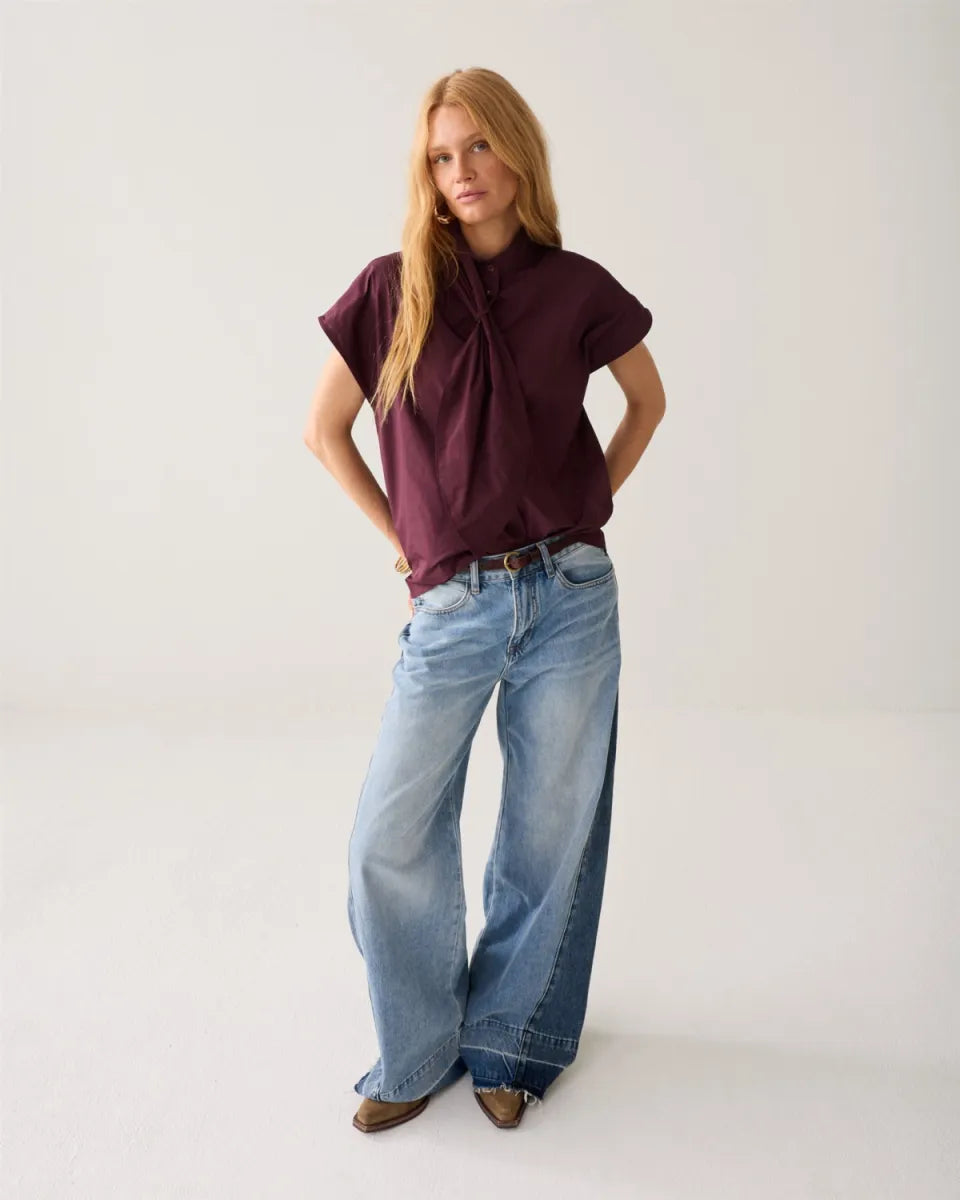 Summum Summum Top Burgundy