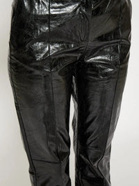 Minus Minus Broek Zwart Lak