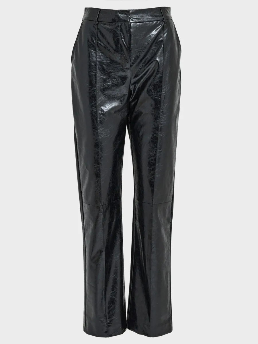 Minus Minus Broek Zwart Lak